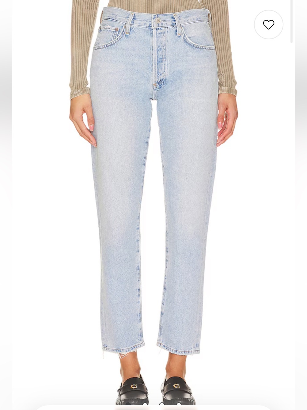 NWT Agolde Austin mid rise tapered slim
Jean color lost, sz 24
